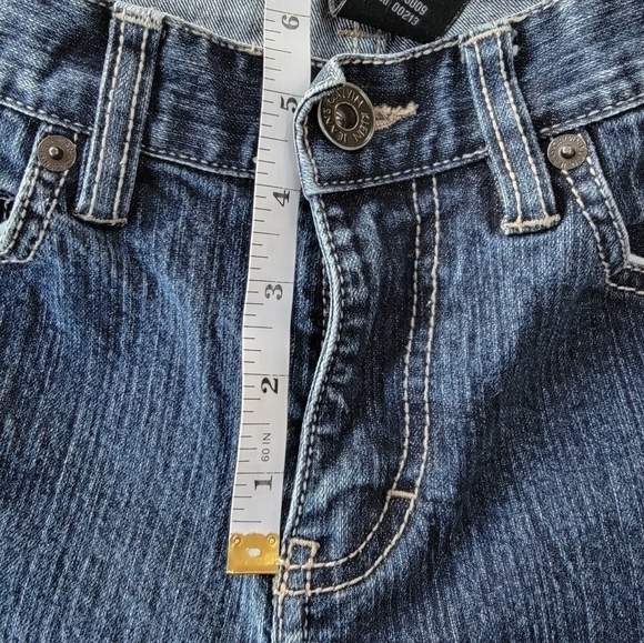 EUC Calvin Klein Darker Wash Jeans Size 28/6 - Picture 6 of 8